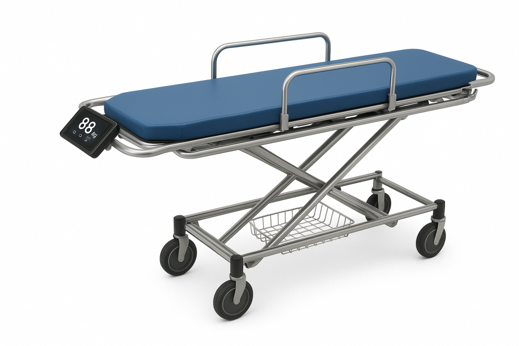 WEIT4U Installed on am Ambulance Stretcher